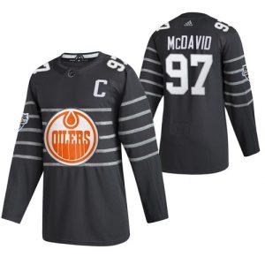 Edmonton Oilers Trikot #97 Connor McDavid Grau 2020 All-Star